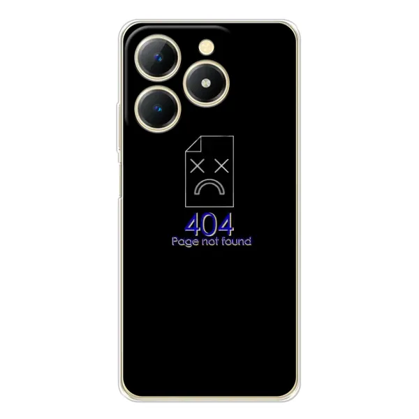Чехол с рисунком «Ошибка 404» для Realme Note 70