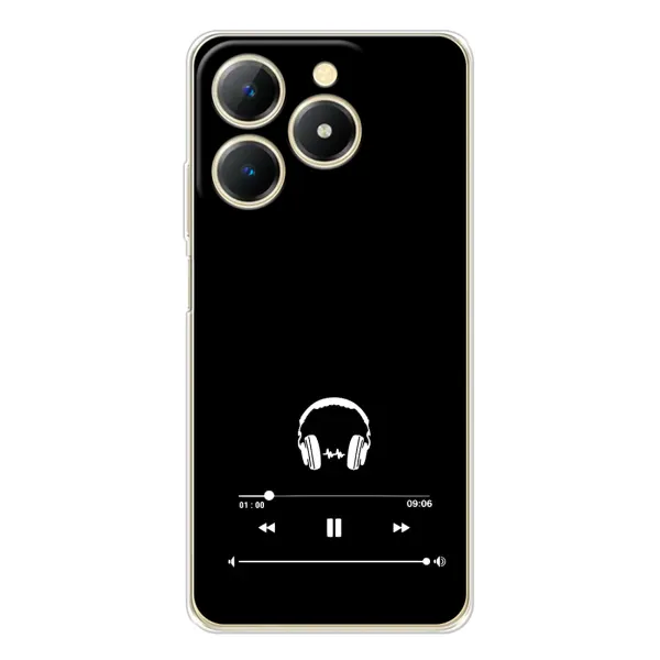Чехол с рисунком «Плеер» для Realme Note 70