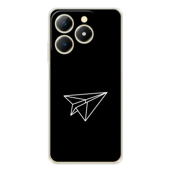 Чехол с рисунком «Самолетик» для Realme Note 70