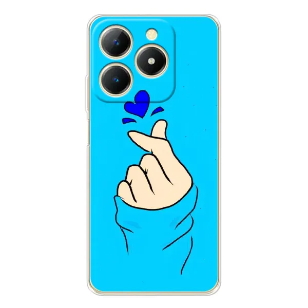 Чехол с рисунком «Сердце на синем» для Realme Note 70 Чехол с рисунком «Сердце на синем» для Realme Note 70