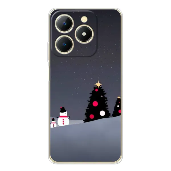 Чехол с рисунком «Снеговички» для Realme Note 70 Чехол с рисунком «Снеговички» для Realme Note 70