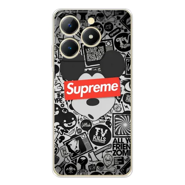 Чехол с рисунком «Supreme Маус» для Realme Note 70 Чехол с рисунком «Supreme Маус» для Realme Note 70