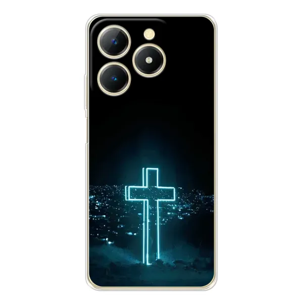 Чехол с рисунком «Яркий Крест» для Realme Note 70