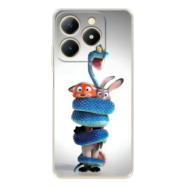 Чехол с рисунком «Змея Зоо» для Realme Note 70