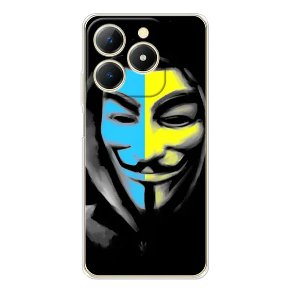 Чехол с рисунком «Анонимус патриот» для Realme Note 70T Чехол с рисунком «Анонимус патриот» для Realme Note 70T