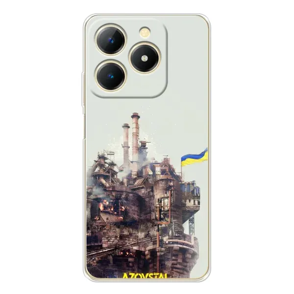Чехол с рисунком «Азовсталь» для Realme Note 70T Чехол с рисунком «Азовсталь» для Realme Note 70T