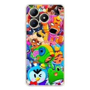 Силіконовый Чохол на Realme Note 70T з картинкою Brawl Stars (Brawl-Stars)