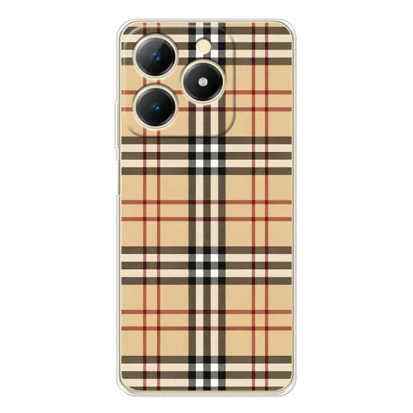 Чехол с рисунком «Burberry стиль» для Realme Note 70T Чехол с рисунком «Burberry стиль» для Realme Note 70T
