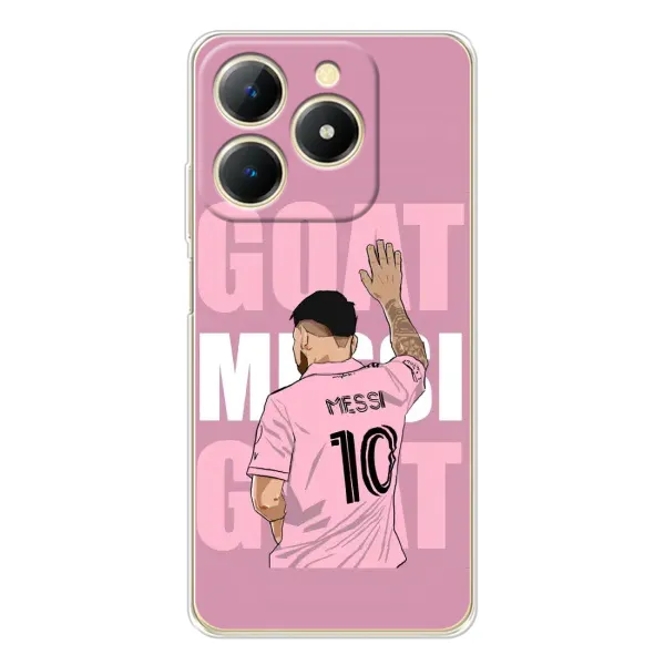Чехол с рисунком «GOAT MESSI» для Realme Note 70T Чехол с рисунком «GOAT MESSI» для Realme Note 70T