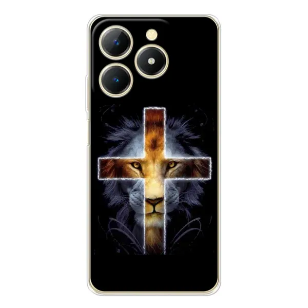 Чехол с рисунком «Иисус Лев» для Realme Note 70T Чехол с рисунком «Иисус Лев» для Realme Note 70T