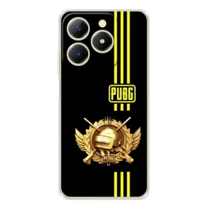 Чехол (TPU) с картинкой "Лого Пабг" на Реалми Ноут 70Т (Лого PUPG)