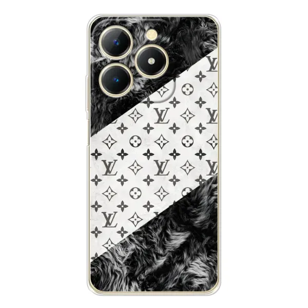 Чехол с рисунком «LV на белом» для Realme Note 70T Чехол с рисунком «LV на белом» для Realme Note 70T