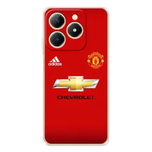 Силиконовые Чехлы принт Футбол на Realme Note 70T (Man United)