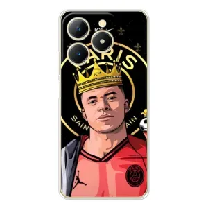 Чохол (TPU) з Футболістом на Realme Note 70T (Mbappe King)