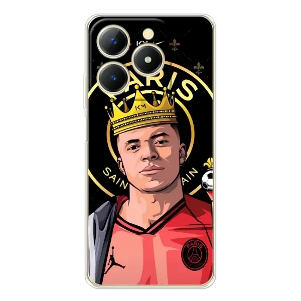 Чехол с рисунком «Mbappe King» для Realme Note 70T Чехол с рисунком «Mbappe King» для Realme Note 70T
