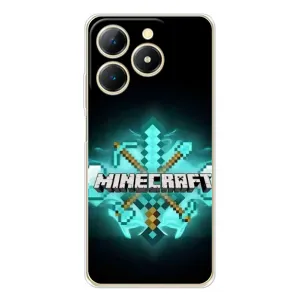 Чехол майнкрафт для Realme Note 70T (MineCraft 2)