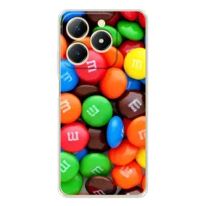Чохол з зображенням смачної їжі для Realme Note 70T (Різнокольорові M&M'S)