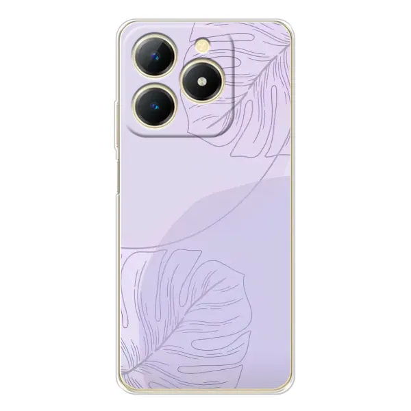 Чехол с рисунком «Монстера фиолетовая» для Realme Note 70T Чехол с рисунком «Монстера фиолетовая» для Realme Note 70T