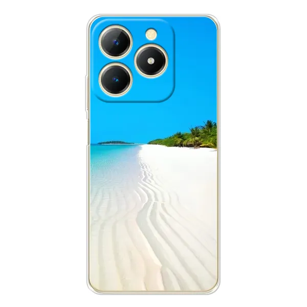 Чехол с рисунком «Море песок» для Realme Note 70T