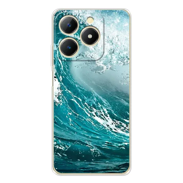 Чехол с рисунком «Морская волна» для Realme Note 70T