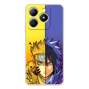 Купить Чехлы на телефон с принтом Anime для Realme Note 70T (Naruto Vs Sasuke)