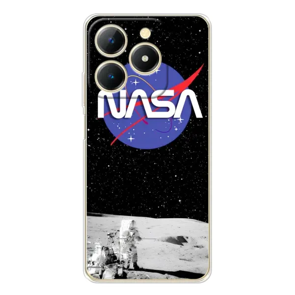 Чехол с рисунком «Nasa на луне» для Realme Note 70T Чехол с рисунком «Nasa на луне» для Realme Note 70T