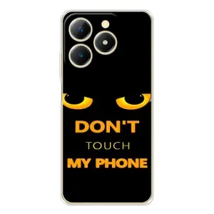 Чохол з Прикольним Принтом на Realme Note 70T (Не чіпай мій телефон)