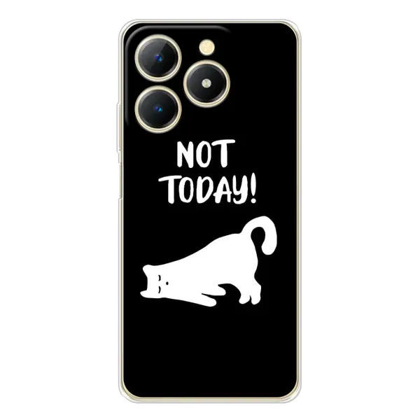Чехол с рисунком «Not Today» для Realme Note 70T Чехол с рисунком «Not Today» для Realme Note 70T