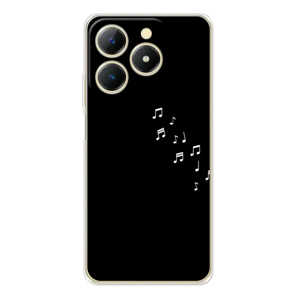 Чехол с рисунком «Ноты» для Realme Note 70T Чехол с рисунком «Ноты» для Realme Note 70T