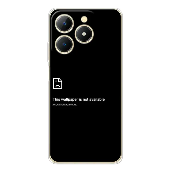 Чехол с рисунком «Ошибка» для Realme Note 70T Чехол с рисунком «Ошибка» для Realme Note 70T