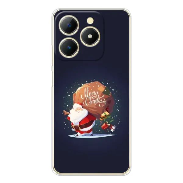 Чехол с рисунком «Подарки от Санты» для Realme Note 70T