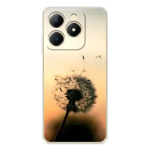Силиконовый Чехол с одуванчиками на Realme Note 70T (Роздумаханый одуванчик)