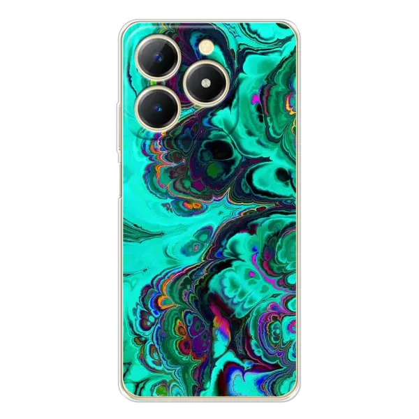 Чехол с рисунком «Салатный мрамор» для Realme Note 70T Чехол с рисунком «Салатный мрамор» для Realme Note 70T