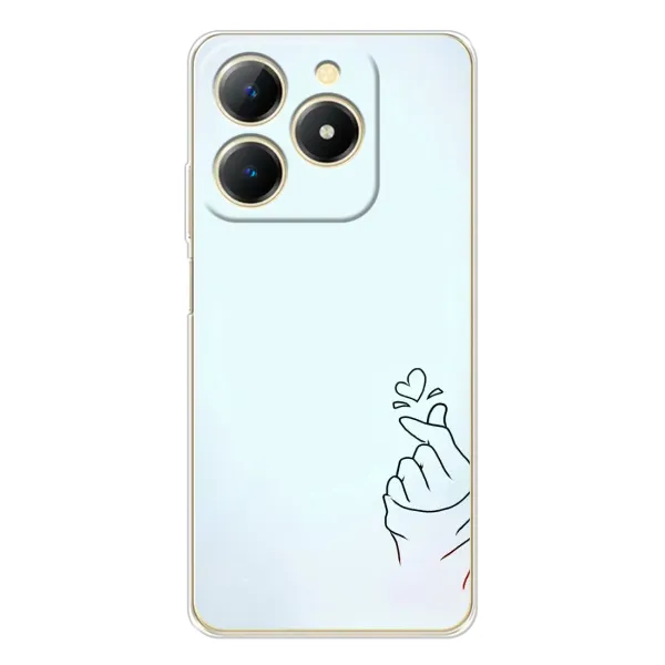 Чехол с рисунком «Сердце на голубом» для Realme Note 70T Чехол с рисунком «Сердце на голубом» для Realme Note 70T