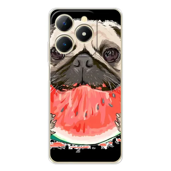Чехол с рисунком «Смешной Мопс» для Realme Note 70T Чехол с рисунком «Смешной Мопс» для Realme Note 70T