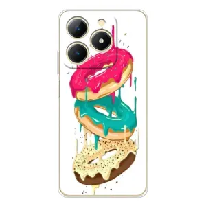 Чохол з зображенням смачної їжі для Realme Note 70T (Соковиті пончики)