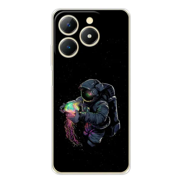 Чехол с рисунком «В руках земля» для Realme Note 70T Чехол с рисунком «В руках земля» для Realme Note 70T