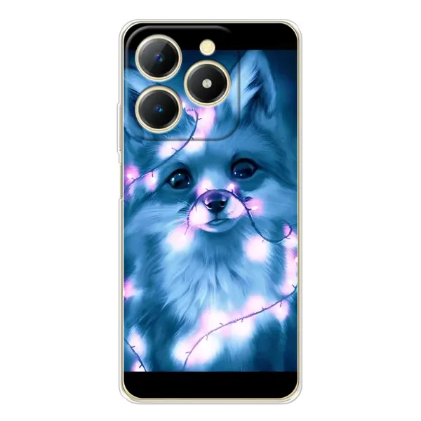 Чехол с рисунком «Яркая Лиса» для Realme Note 70T Чехол с рисунком «Яркая Лиса» для Realme Note 70T