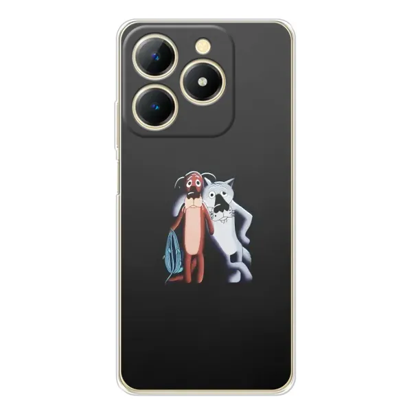 Чехол с рисунком «Шо, опять» для Realme Note 70T