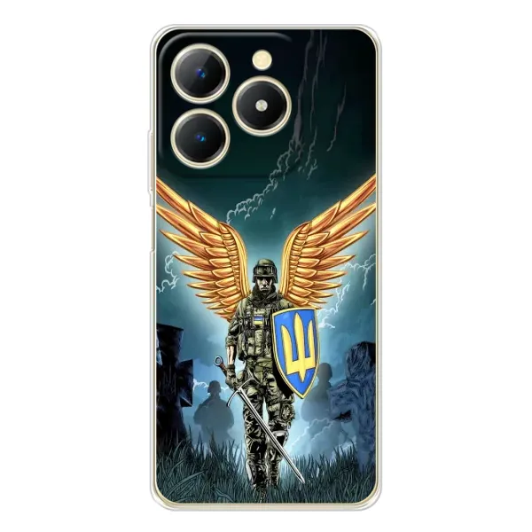 Чехол с рисунком «ЗСУ з крильями» для Realme Note 70T
