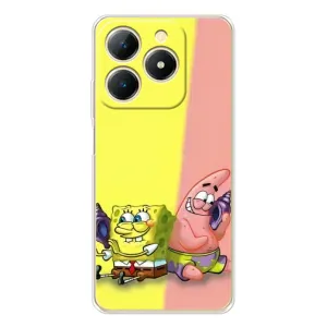Чехлы с Патриком на Realme Note 70T (Звонок)