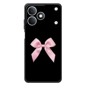 Чехол банты для RealMe Note 80 (Бант на черном)