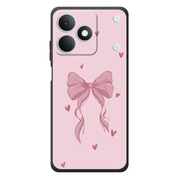 Чехол с рисунком «Бант на розовом» для Realme Note 80 Чехол с рисунком «Бант на розовом» для Realme Note 80