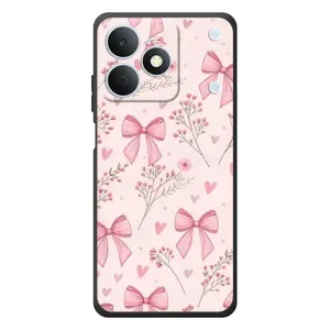 Чехол банты для RealMe Note 80 (Банты с цветами)