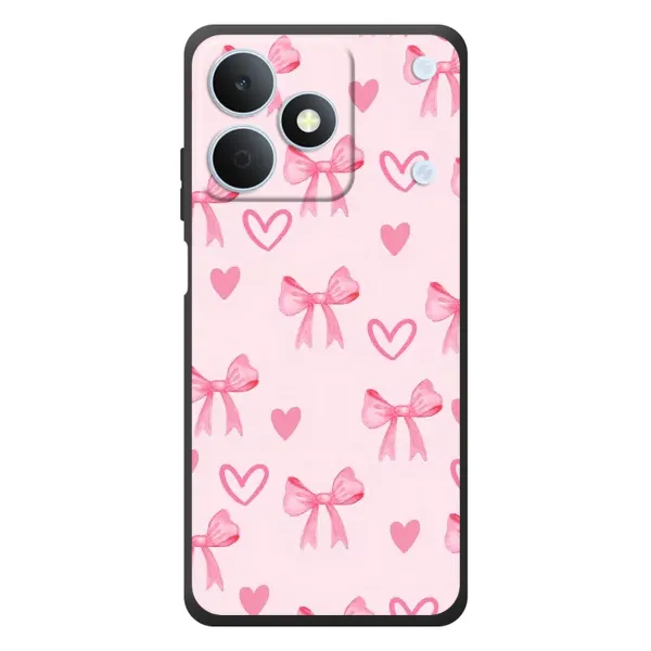 Чехол с рисунком «Бантики и сердечки» для Realme Note 80 Чехол с рисунком «Бантики и сердечки» для Realme Note 80