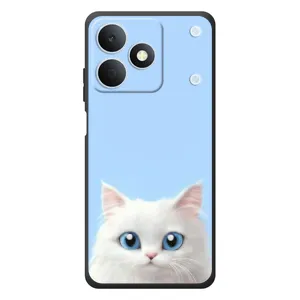Чехол на тематику: Коты для Realme Note 80 (Белый кот)