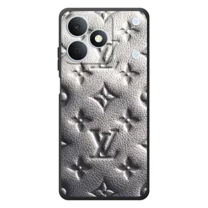 Текстурный Чехол Louis Vuitton для Риалми Ноут 80 (Бежевый ЛВ)