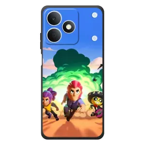 Силиконовый Чехол на RealMe Note 80 с картинкой Brawl Stars (Бравел Старс)
