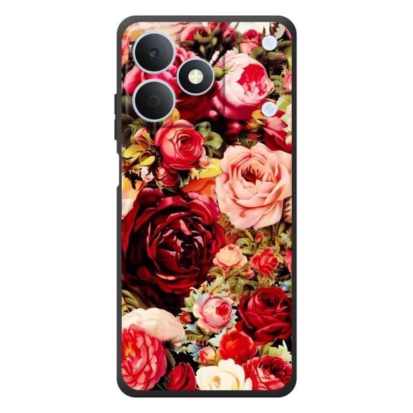 Чехол с рисунком «Букет цветов» для Realme Note 80