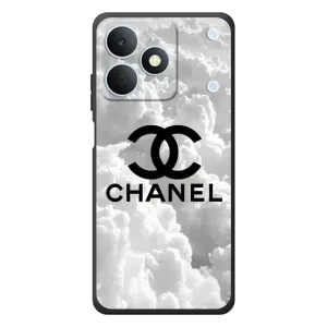 Чехол с Брендами одежды на Риалми Ноут 80 (CHANEL)